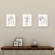 thumbnail image 2 of Black and White Picture Lovers Modern Art Print Love Mural Valentine's Day Decoration Home Line Decoration Kiss Gift for Living Room Bedroom Kitchen, 2 of 5