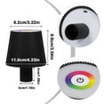 thumbnail image 3 of Lámpara LED Para Botella De Vino, Lámpara De Mesa LED Regulable, Lámpara Recargable Para Botella, Lámpara De Escritorio Con Control Táctil Para Hogar, Bar, Color Ajustable, 3 of 7