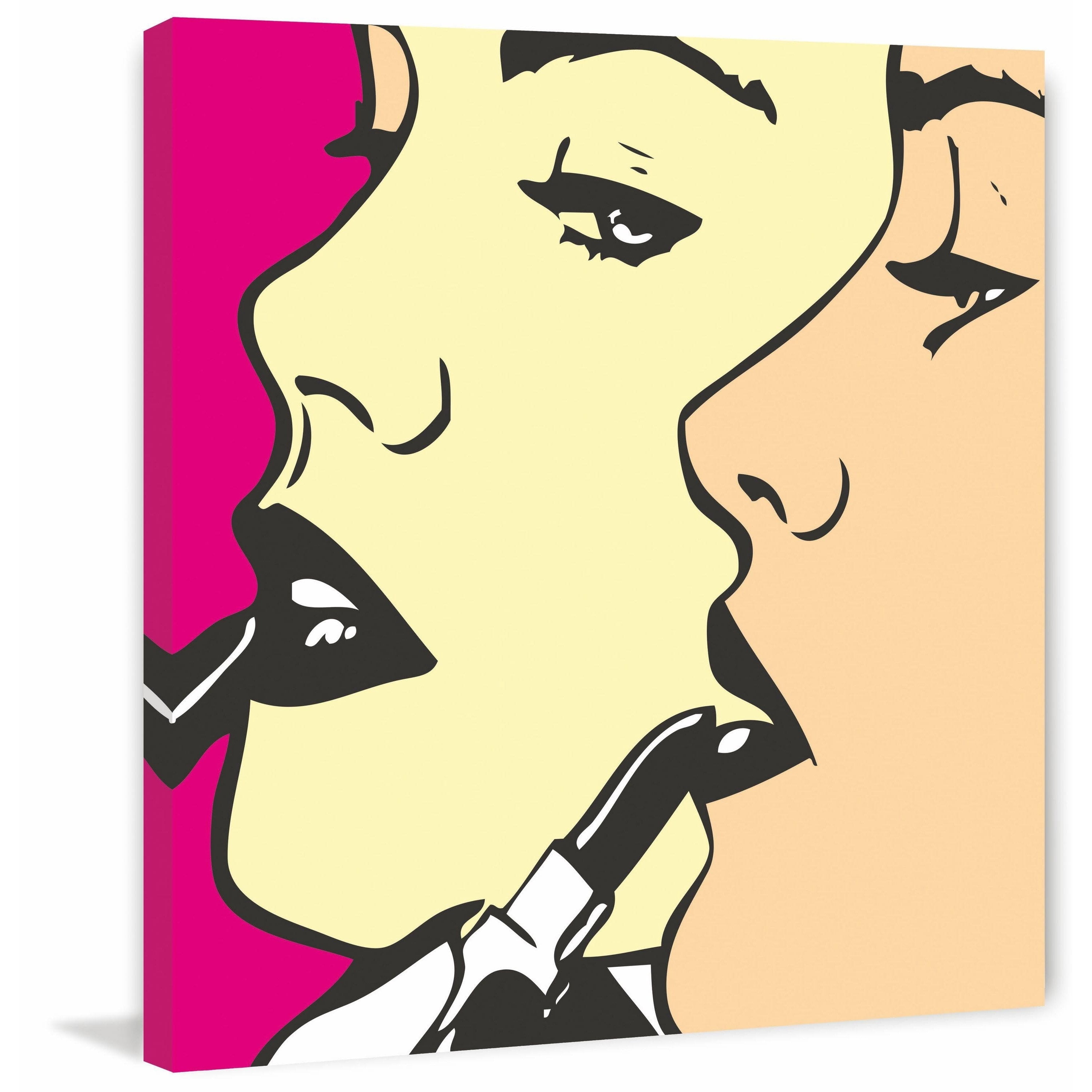 Marmont Hill "Girls 1" Print on Canvas