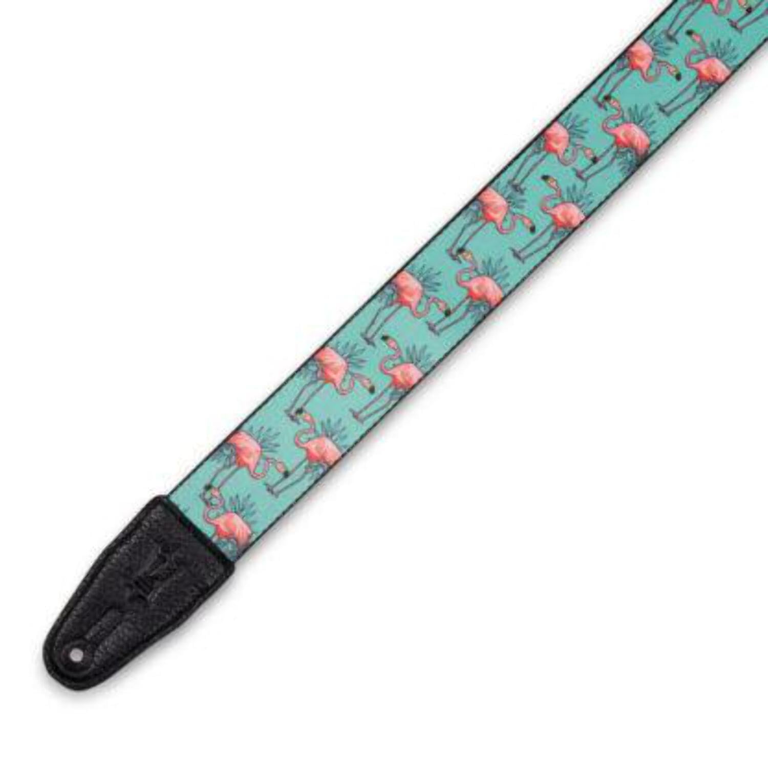 Levy's MPD2-121 Polyester Guitar Strap Flamingos