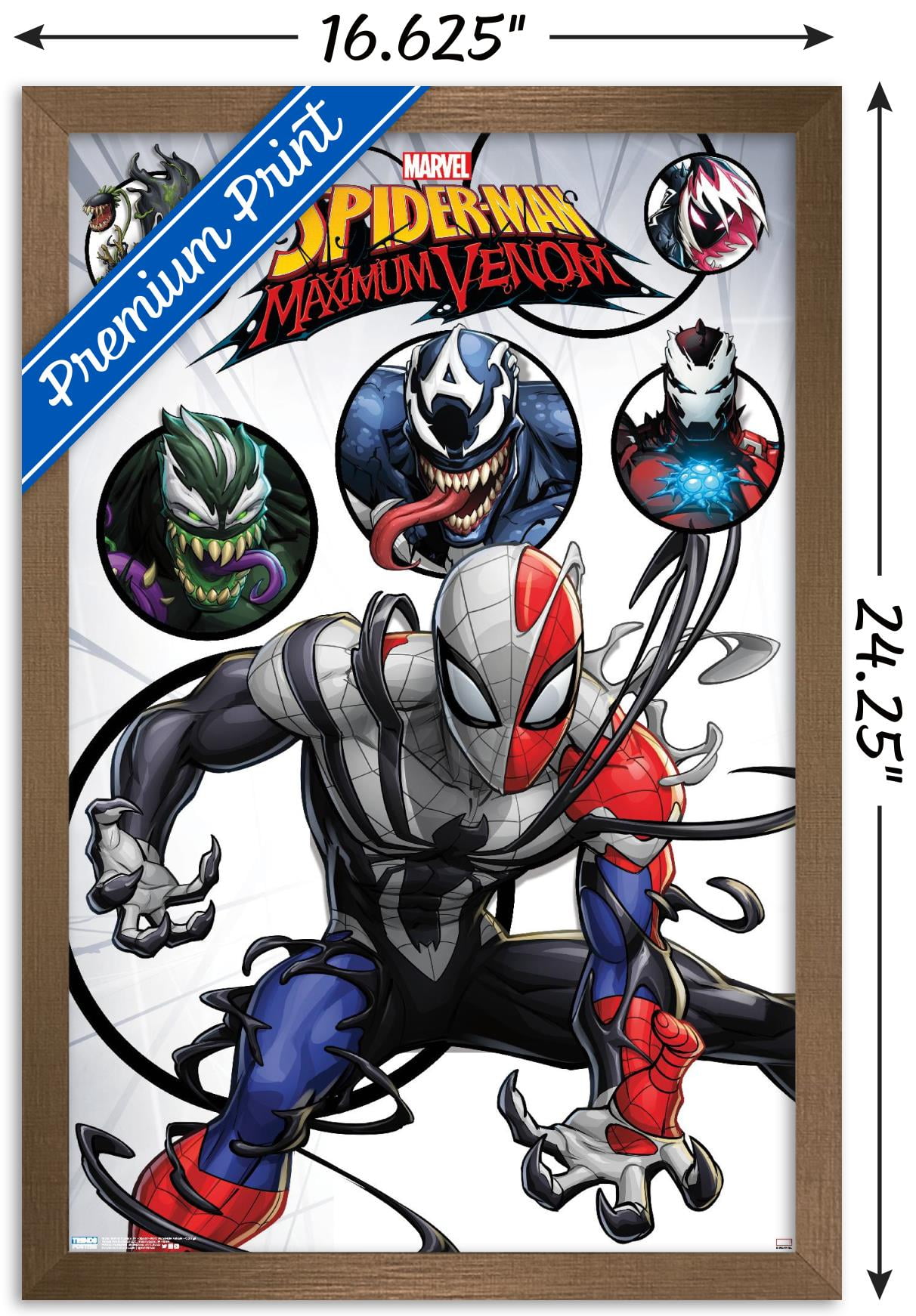 Marvel Comics TV Spider Man Maximum Venom Collage Wall