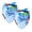 Multi-colored 3, variant on PhooArto Blue Tie Dye Turtle Dog Bandanas, 2 Pack Soft Washable Pet Scarf Triangle for Large Dogs Puppies and Cats