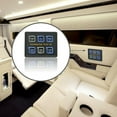 thumbnail image 3 of Panel de Control Del Interruptor de La Pantalla Táctil de 12V 24V 6 Gang LED Cola Panel de pantalla táctil del coche, 3 of 8
