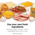 thumbnail image 4 of Breakfast Sandwich Maker with Egg Cooker Ring, Customize Ingredients, Perfect for Muffins, Croissants, Waffles, White Elephant Gift, 4 of 7