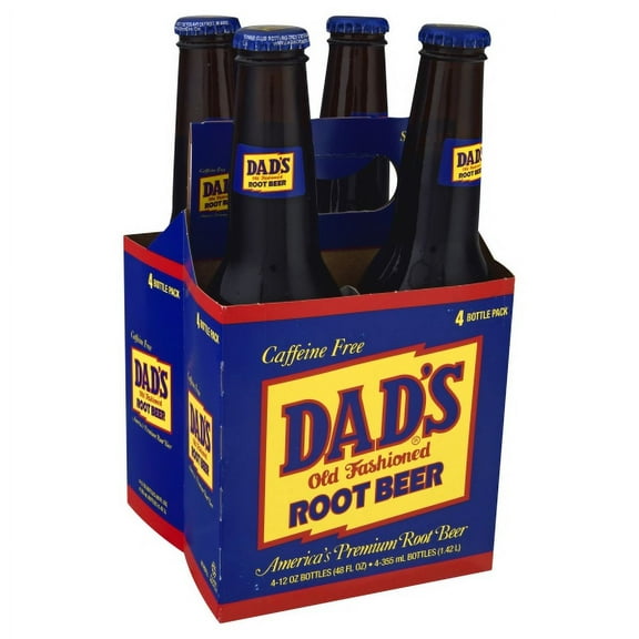 Dad's Old Fashioned Caffeine-Free Root Beer, 12 Fl. Oz., 4 Count