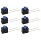 thumbnail image 4 of 100Pcs LED Holder 3mm Lampshade 90 Degree Bend with Light Industrial Control ComponentsBlue Light, 4 of 5