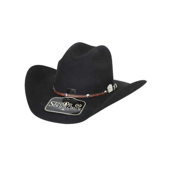 El Senor de los Cielos Felt Western Hat 50x Black 41675