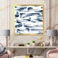 thumbnail image 3 of Designart 'Blue Abstract Aquatic Texture' Modern Framed Art Print, 3 of 4