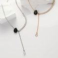 thumbnail image 2 of Collier en Argent Sterling pour Femmes 6 mm en Forme de Goutte de Perle, 2 of 3