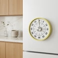 thumbnail image 2 of REGALWOVEN Kitchen Timer, Loud Alarm Clock Magnetic Backing Stand Cooking Timers, Digital Timer for Learning and Working Yellow, 2 of 5