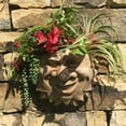 thumbnail image 3 of Homestyles Mr. Sun Shine Muggly Face Tree & Patio Wall Garden Statue Planter, 3 of 5