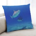 thumbnail image 1 of Ahgly Company Animaux Requin Coussin Décoratif d'Intérieur, 18 Pouces par 18 Pouces, 1 of 6