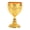Gold, variant on ZHUOPAI Antique Bronze Metal Embossed Wine Cup Premium Carved Flower Pattern Stem Goblet Chalice for Authentic Room Decor and Collectible Thanksgiving Gift, 4.1 x 2.5 inches / 10.3 x 6.3 cm