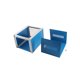 thumbnail image 2 of Caja de conexión electrónica metálica azul para proyectos DIY 200 x 180 x 135 mm, 2 of 3