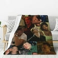 thumbnail image 2 of Flannel Blanket Drew Star Starkey Nap Blanket Air Conditioning Blankets Couch Bed Office Blankets Soft and Cozy 40"X30", 2 of 6