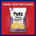 thumbnail image 3 of Utz Wavy HeluvaGood!® Buttermilk Ranch Potato Chips Gluten-Free Family Size 7.75 oz Bag (Pack of 4), 3 of 5