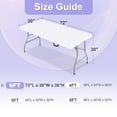 thumbnail image 4 of Mantel ABCCANOPY Spandex para mesa rectangular para hogar de 6 pies, 4 of 6