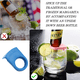 thumbnail image 3 of Clips para bebidas de ABS, soportes para botellas, hebillas, broches para cócteles y cervezas, para vasos tipo goleta y cáliz, 3 of 5