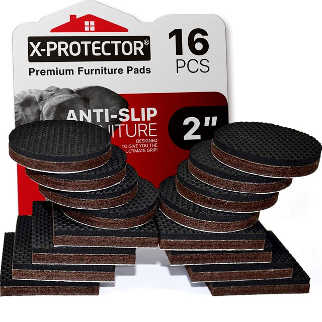Protectores para muebles X-Protector, 16 piezas, 5 cm, antideslizantes