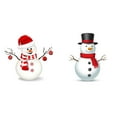 thumbnail image 1 of Swedish Dish Cloth Set Of 2 Snowman, 1 of 3
