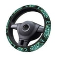 thumbnail image 2 of Bingfone Teal Cactus Steering Wheel Cover - Universal 15 Inches Car Steering Wheel Covers Grip Auto Internal Accessories, 2 of 6
