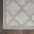 thumbnail image 6 of Nourison Easy Care Indoor/Outdoor Silver Grey 5' x 7' Area Rug, (5x7), 6 of 10