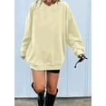 thumbnail image 4 of Sherrylily Women Oversized Long Sleeve Sweatshirts Round Neck Casual Pullover Top, 4 of 4