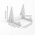 thumbnail image 4 of Monstrate Sujetalibros Estabilidad Material premium Superficie lisa Estructura firme Durabilidad Exhibición de libros Soporte para sujetalibros Almacenamiento y organización del hogar Blanco, 4 of 6