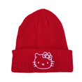 thumbnail image 3 of Sanrio-gorro de punto de felpa de Hello Kitty para niña, Kawaii Kuromi Cinnamoroll Stuff Y2k, lindo gorro de punto cálido para invierno, regalo de Navidad, nuevo, 3 of 4