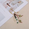 thumbnail image 6 of Unique Bargains 1 Pc Handbag Charms Keychain Bohemian Style Beads Bag Accessories Beige Green Brown, 6 of 6