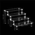 thumbnail image 3 of Xiangxiang Acrylic Transparent Figurine Display Shelf with Stepped Design Kitchen Rack over Dish Towel Holder, 3 of 8