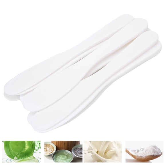 Spatula, Mixing Spoon White Plastic for Home Use for Beauty Salon