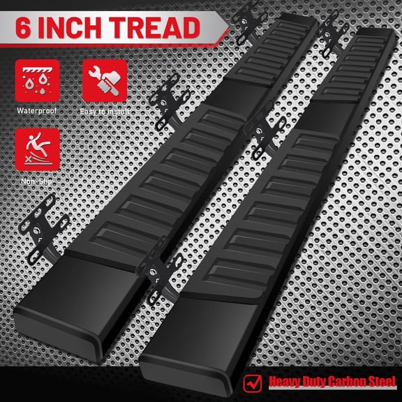For 2019-2026 Dodge Ram 1500 Crew Cab 6" Side Step Running Board Nerf Bar Truck