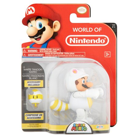 Upc World Of Nintendo 4 Figures White Tanooki Mario Upcitemdb Com