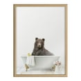 thumbnail image 2 of Blake Bear Cottage Bathroom 18 in x 24 in Framed Photography Art Prints, by Kate and Laurel, 2 of 8