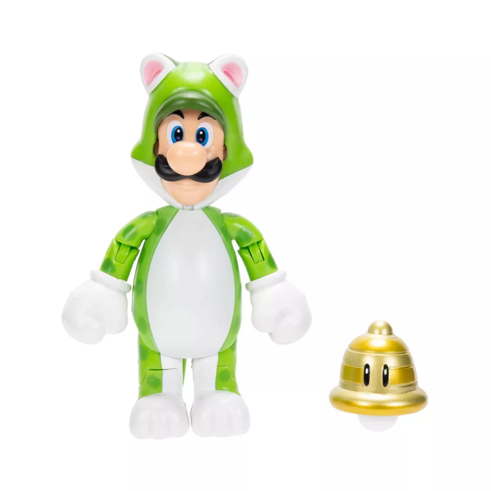 Nintendo Cat Luigi with Bell
