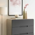 thumbnail image 6 of Modern Contemporary Urban Design Bedroom Living Room Dresser Drawer Chest Stand, Wood, Grey Gray Natural, 6 of 6