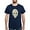Navy, variant on CafePress - Vintage Hockey Goalie Mask (Dark) Dark T Shirt - Men's Classic Graphic Cotton T-Shirt