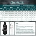 thumbnail image 5 of WASFDN Womens Renaissance Costumes Hooded Robe Lace Up Renaissance Dress Women Halloween Vintage Medieval Cloak(Black,L), 5 of 10