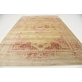thumbnail image 3 of 8' x 11.25' Beige and Rust Red Medallion Traditional Rectangular Area Throw Rug, 3 of 8