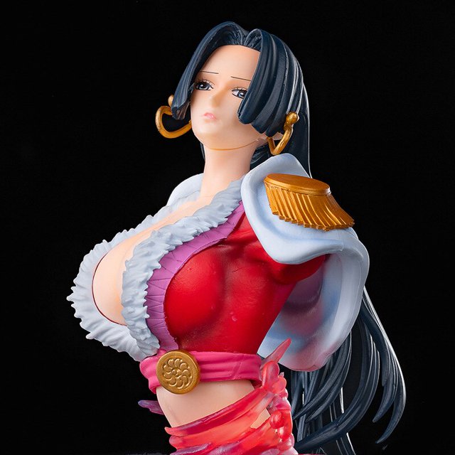 Figura de Anime de una pieza, busto de Boa Hancock, figura de chica Sexy, estatua de Pvc, modelo coleccionable, decoración, adornos, juguetes, regalo, 16cm
