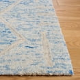 thumbnail image 4 of SAFAVIEH Chatham Jayden Geometric Wool Area Rug, Blue/Ivory, 6' x 9', 4 of 12