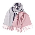 thumbnail image 2 of Lovskoo Womens Winter Scarf Feel Double-Sided Thickened Warm Shawl Wraps Soft Blanket Pink, 2 of 5