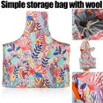 thumbnail image 3 of Yuarrent Bolsa de mano para almacenamiento de hilo, bolsa de tejer Floral, bolsa de muñeca de viaje para agujas de tejer, suministros de hilo y ganchillo Almacenamiento y organización del hogar Yuarrent HA023029-00, 3 of 6