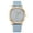 Light Blue, variant on Women's Watch Round Dial Quartz Watch with Leather Strap Elegant Minimalist Watches for Women
