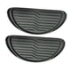 thumbnail image 4 of Juego de 2 alfombrillas de silicona para bandeja de goteo de refrigerador, accesorios semicirculares para refrigerador, bandeja negra, reutilizable y, 4 of 9