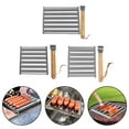 thumbnail image 3 of qifei BBQ Hot Dog Roller Grilling Tools Cooking Sausage Roller Grill Rack, 3 of 5