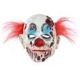 thumbnail image 1 of Disfraz integral de látex con cara podrida de payaso de Mask Horror, 1 of 1