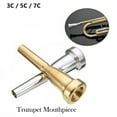 thumbnail image 2 of Professional Trumpet Mouthpiece 3C 5C 7C Size for Bach Beginner Exerciser Parts, 2 of 4