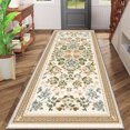 thumbnail image 2 of 2x6 FT Kitchen Runner Rugs Non Skid Washable, Faux Wool Rug Runners for Hallways Bathroom Carpet Runner, Soft Indoor Modern Floor Rug for Entryway Laundry Room, 2 of 11